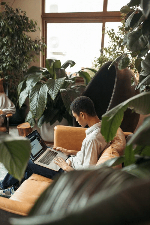 an A Level student revising for online school in Jordan