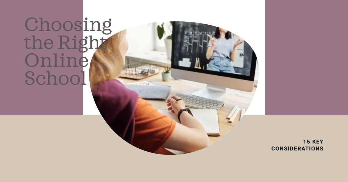 Choosing the Right Online School