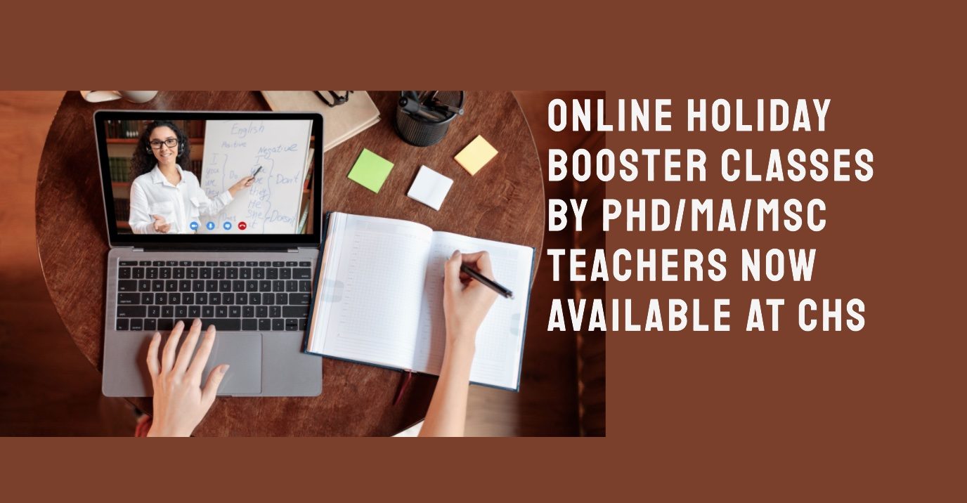 Online Holiday Booster Classes by PhD:MA:MSc Teachers Now Available