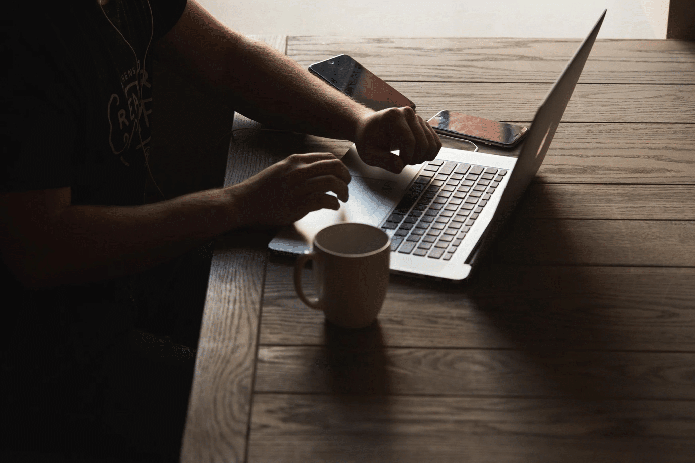A student giving an online assessment