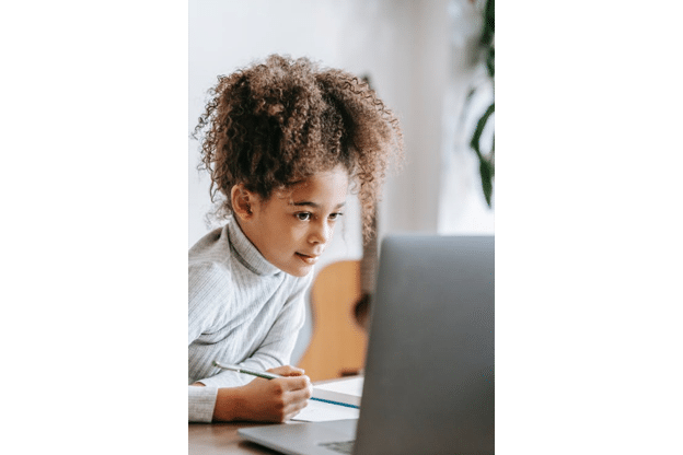 a child attending online school 7